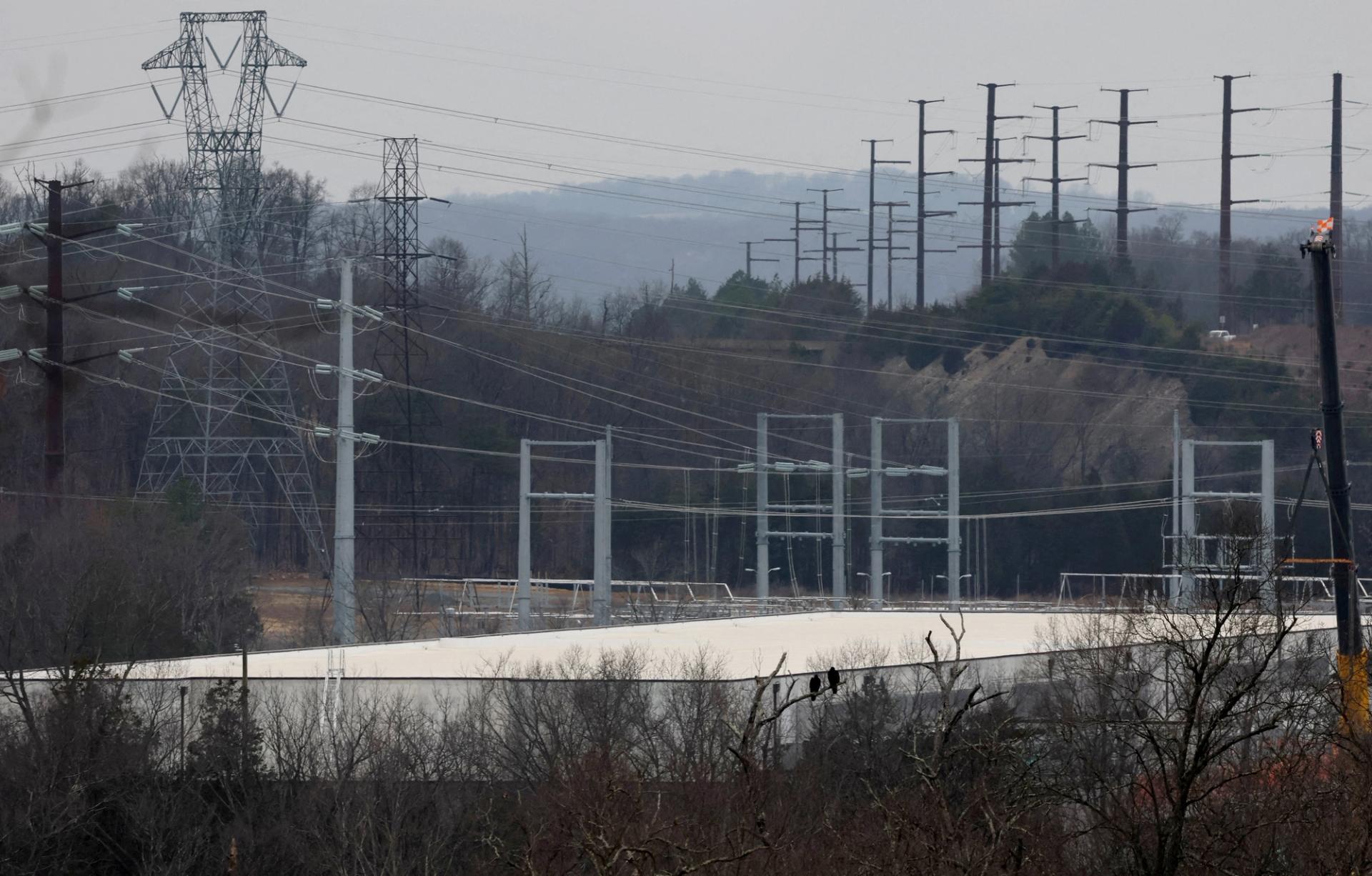 A data center in Virginia.