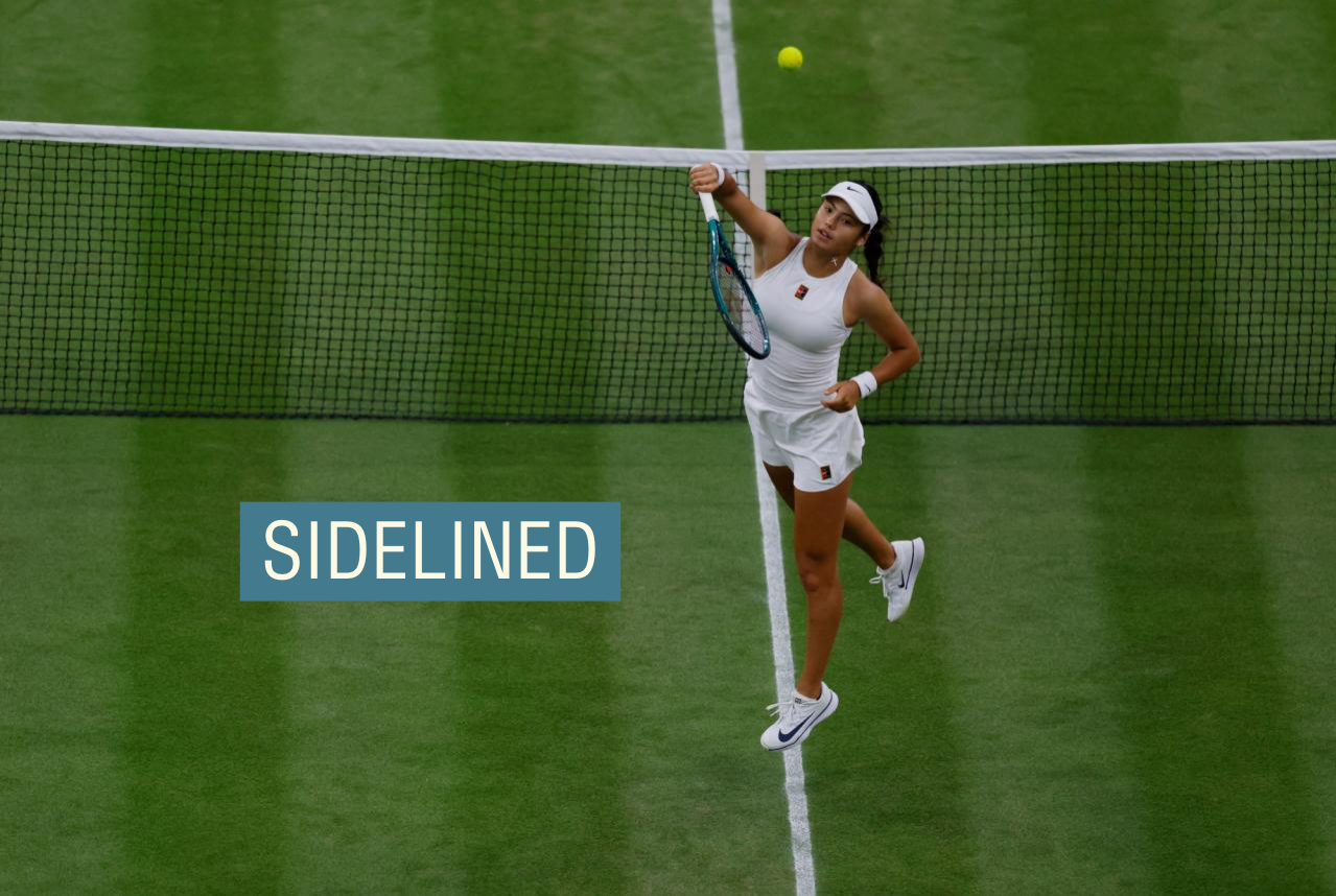 British tennis player Emma Raducanu.