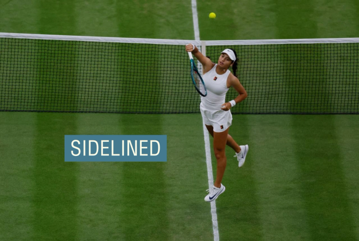 British tennis player Emma Raducanu.