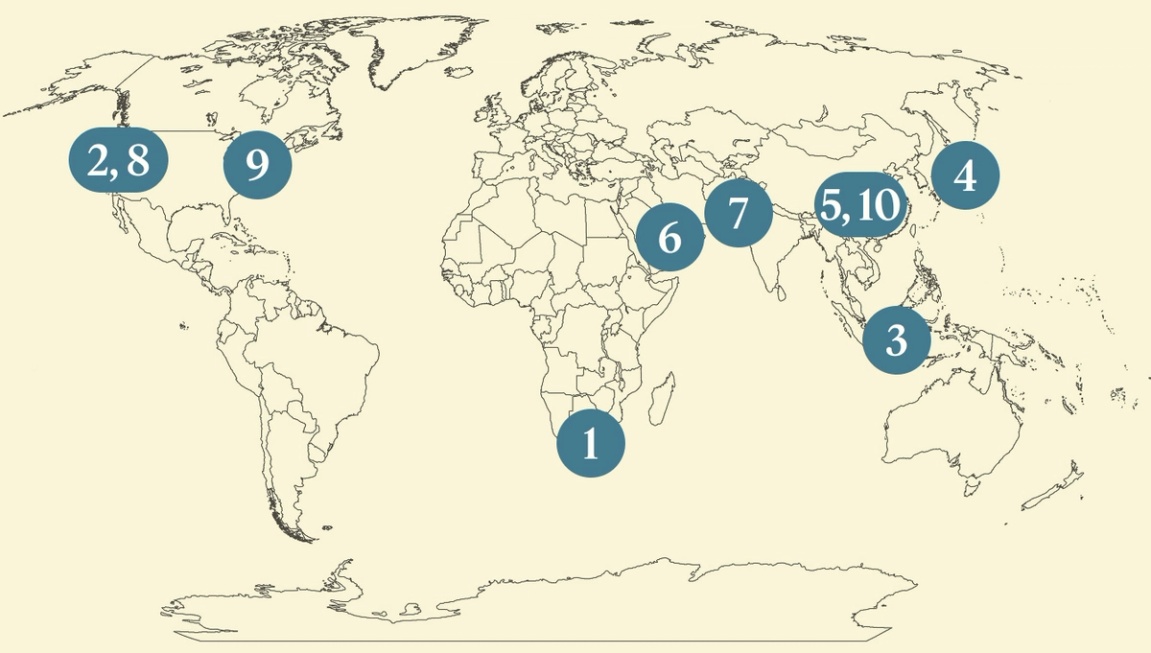 Semafor “World Today” graphic map.