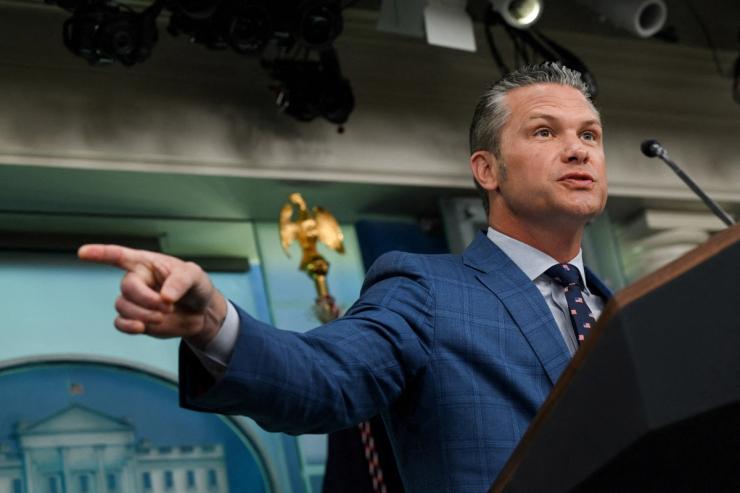 U.S. Defense Secretary Pete Hegseth.
