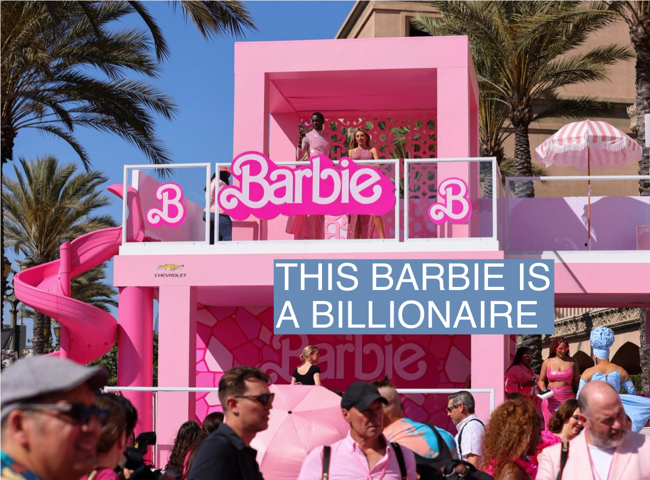 A general view of the world premiere of the film “Barbie” in Los Angeles, California, U.S., July 9, 2023. REUTERS/Mike Blake