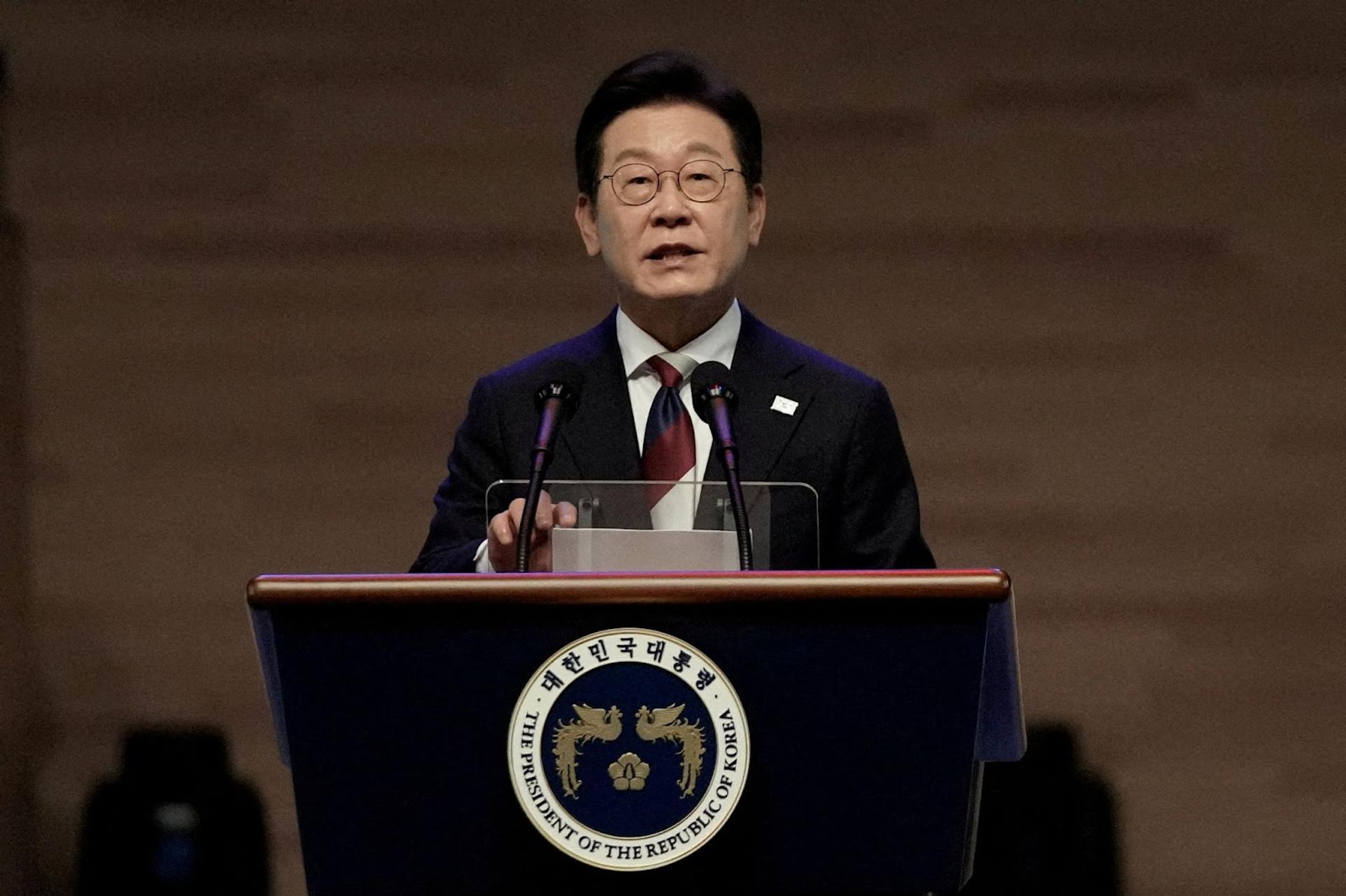 South Korean President Lee Jae Myung. 
