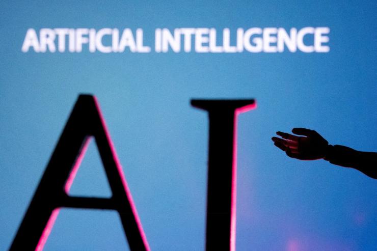 A sign that reads artificial intelligence