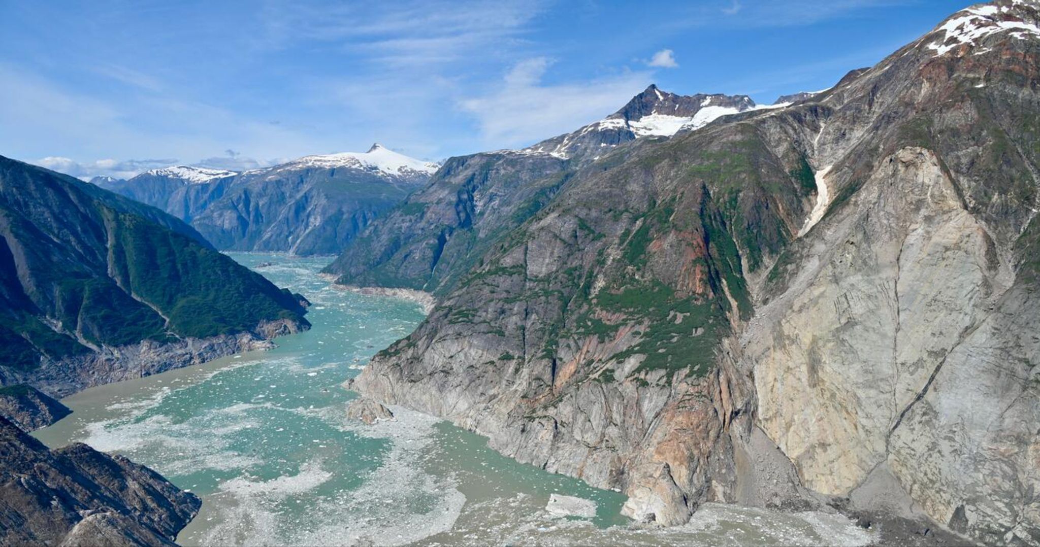 The Tracy Arm fjord. 