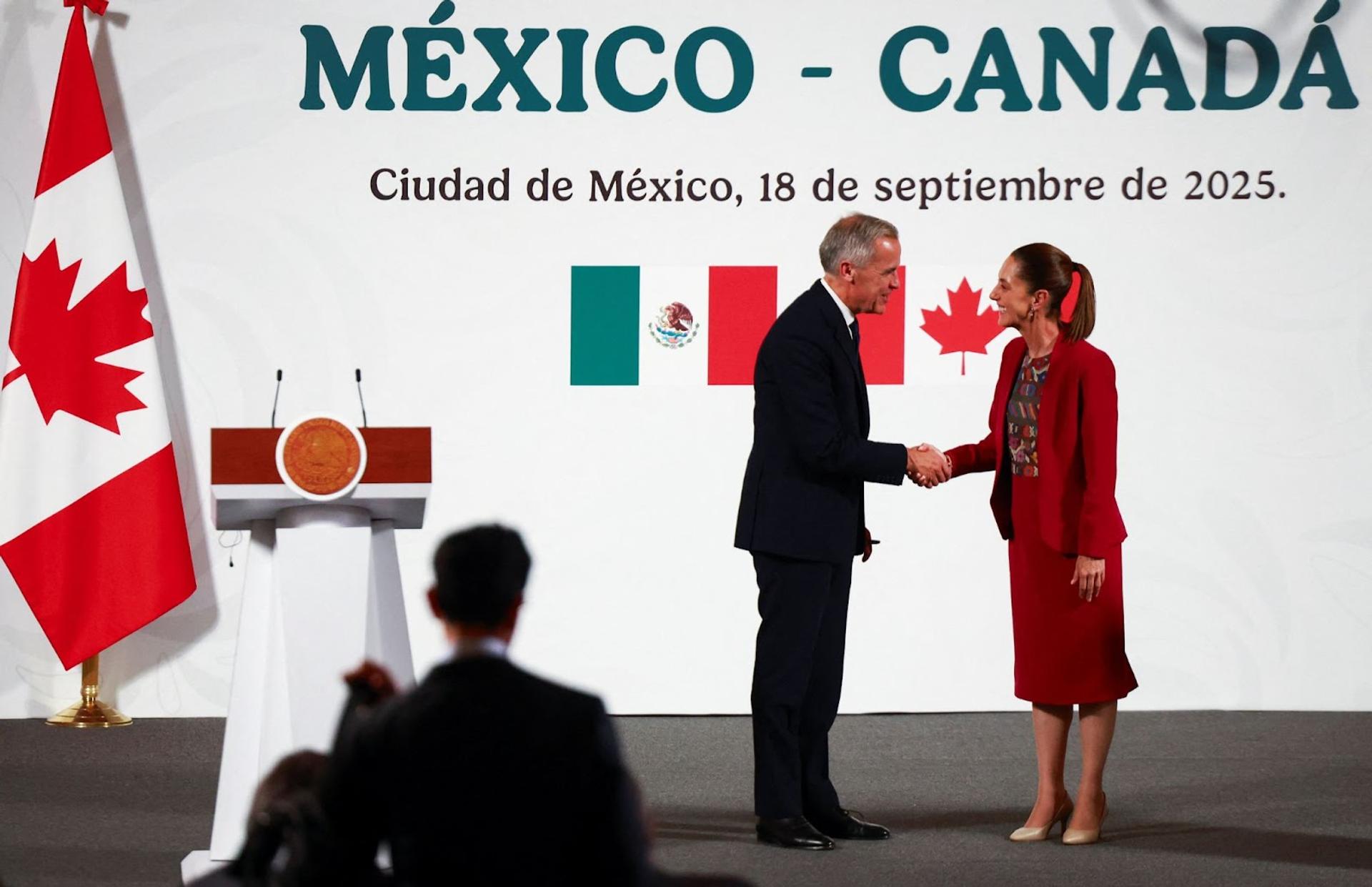 The leaders of Canada and Mexico. Raquel Cunha/Reuters