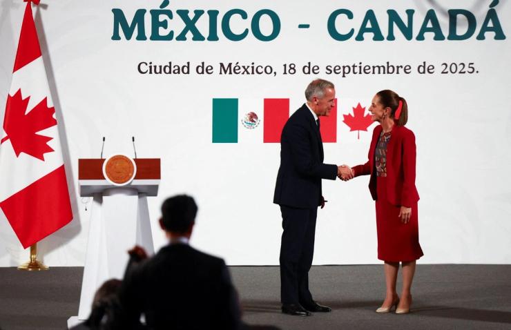 The leaders of Canada and Mexico. Raquel Cunha/Reuters