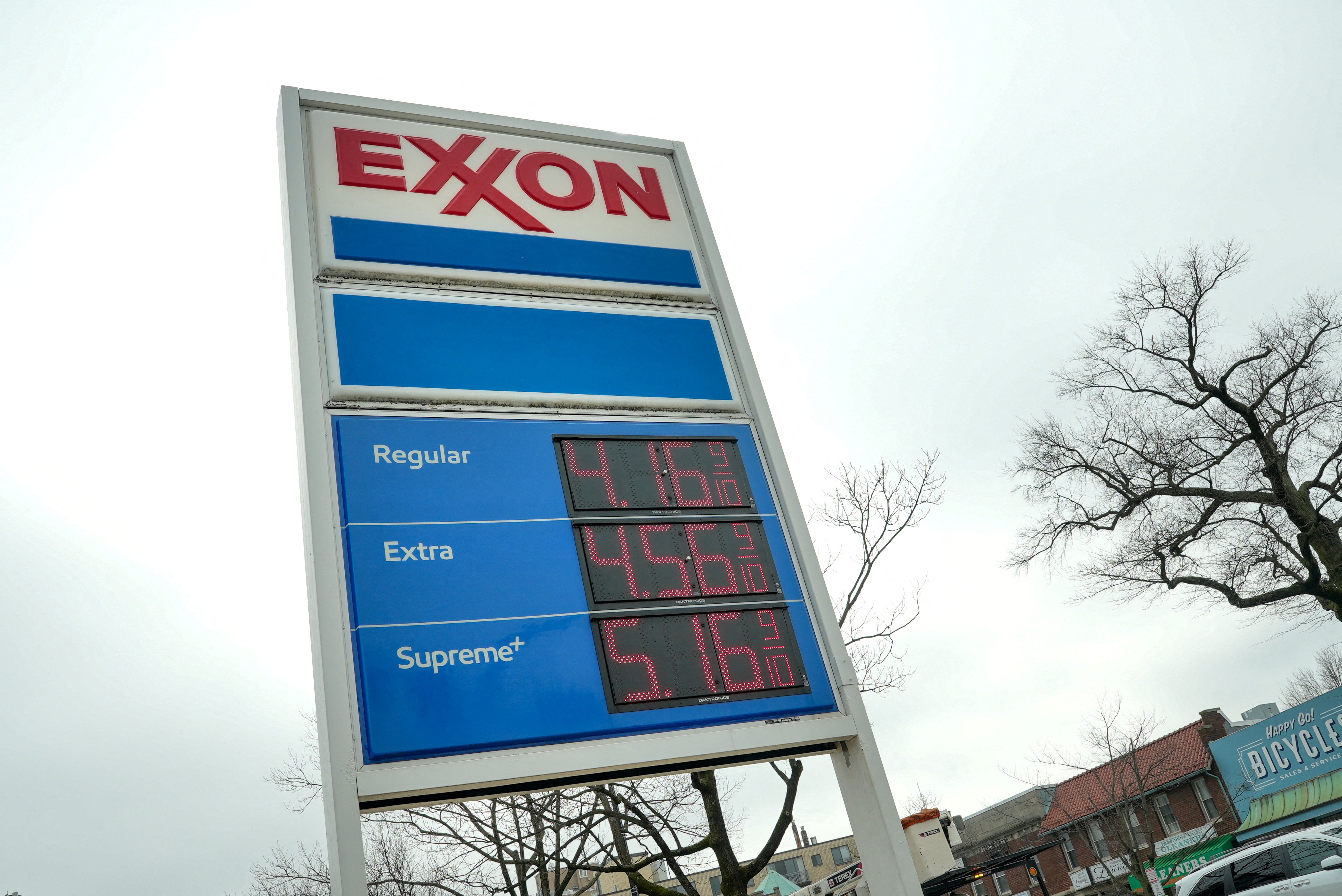 A gas pump in Washington
