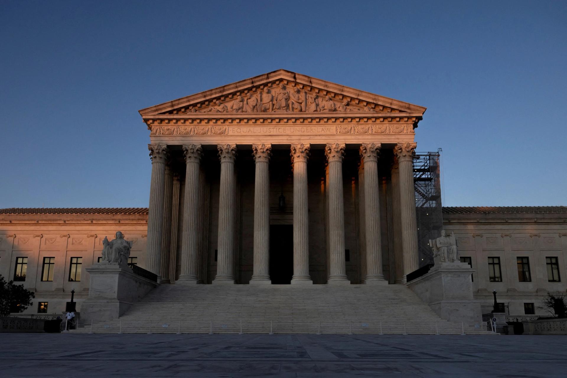 A view of the U.S. Supreme Court in Washington, U.S., July 1, 2024.