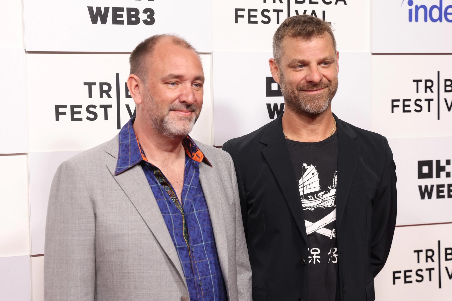 Trey Parker and Matt Stone attend the premiere of “Casa Bonita Mi Amore!” at the Tribeca Festival at Spring Studios on June 07, 2024.