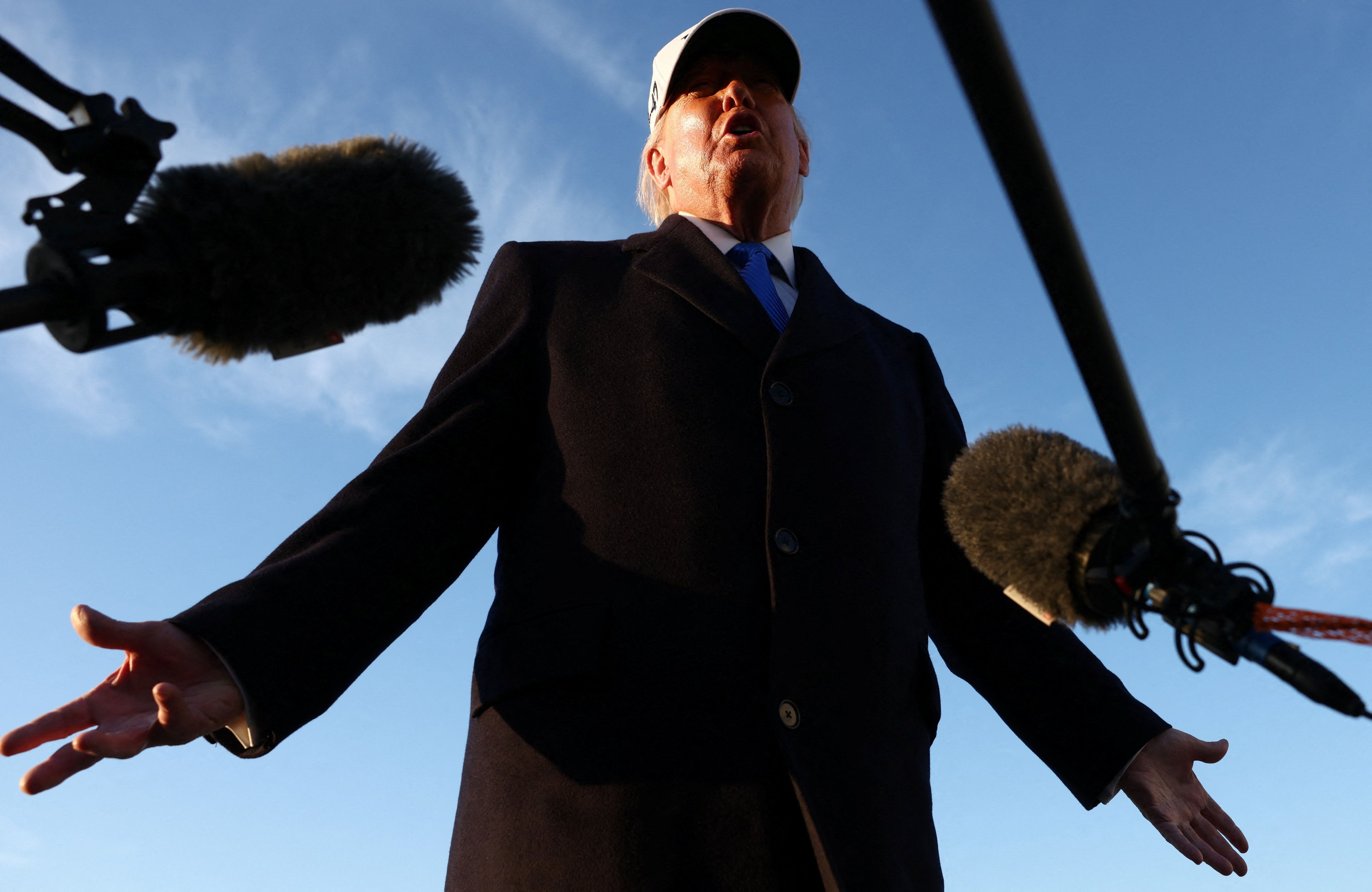 Trump at Joint Base Andrews