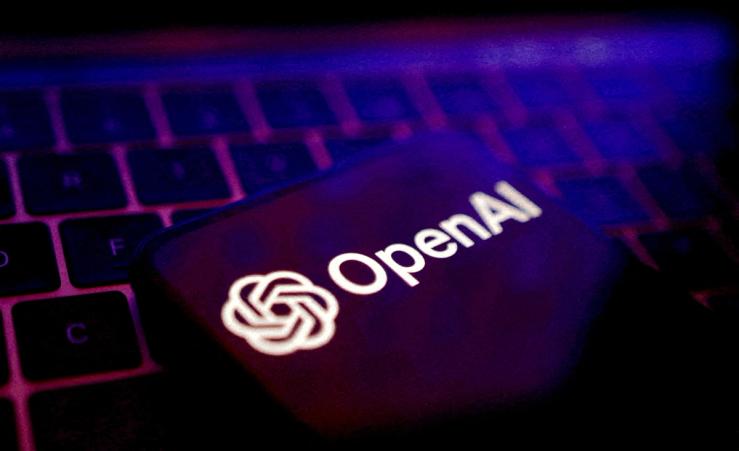 An OpenAI logo.