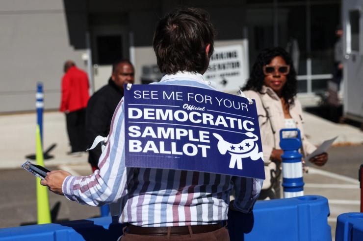 A Democratic Party worker in Ohio