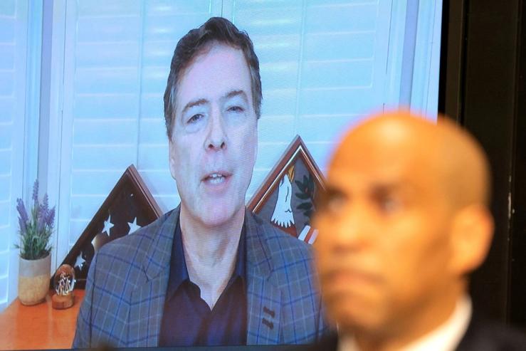 A photo of James Comey. Stefani Reynolds/Pool via Reuters