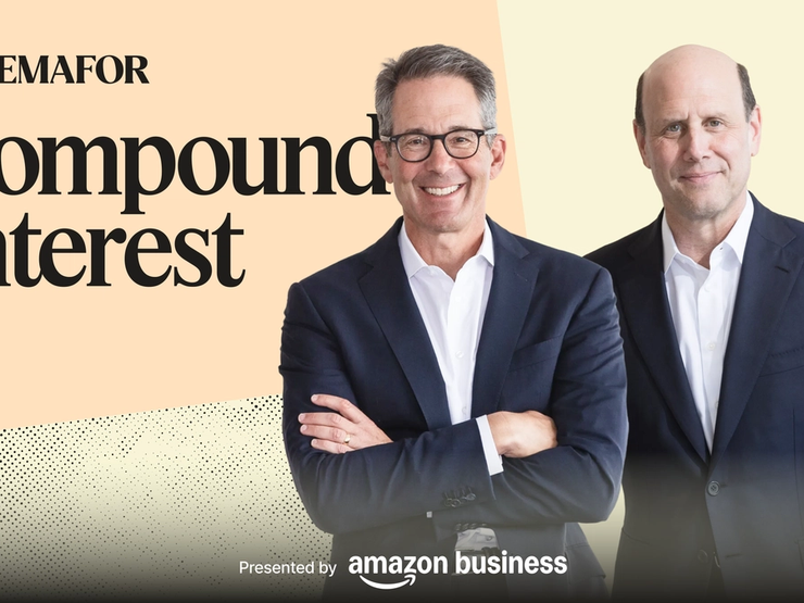 A graphic for Semafor’s Compound Interest podcast.
