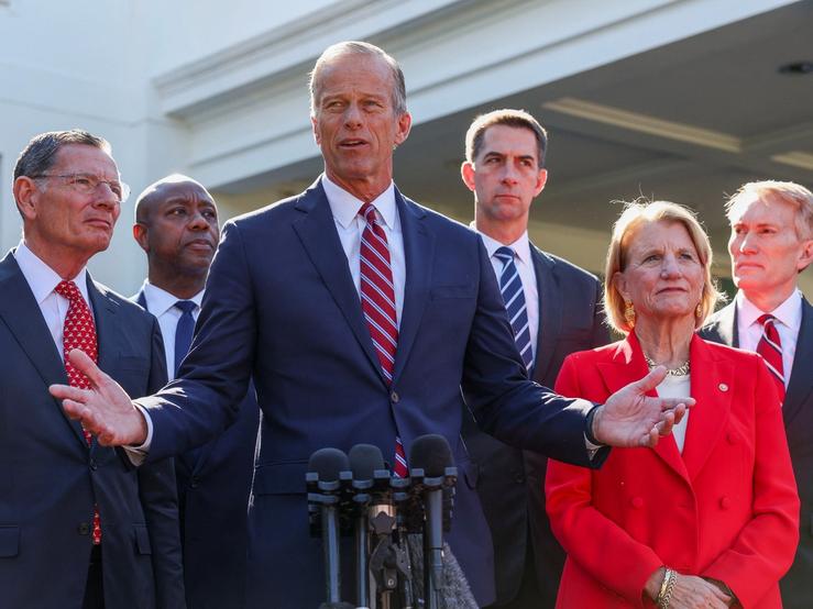 Republican leaders at the White House
