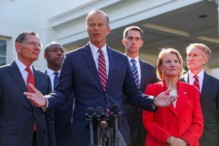 Republican leaders at the White House