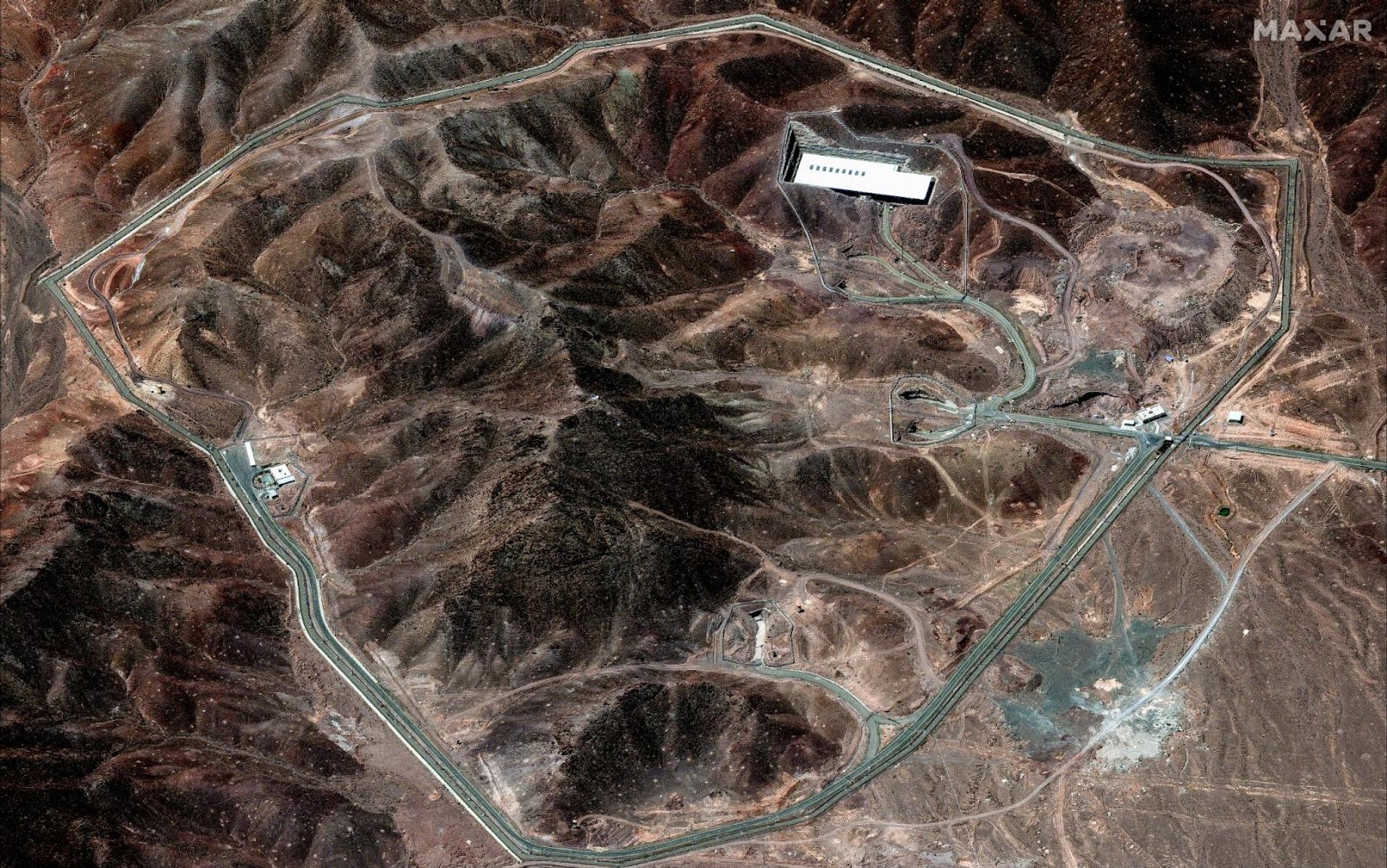 The Fordo facility before the strikes. 