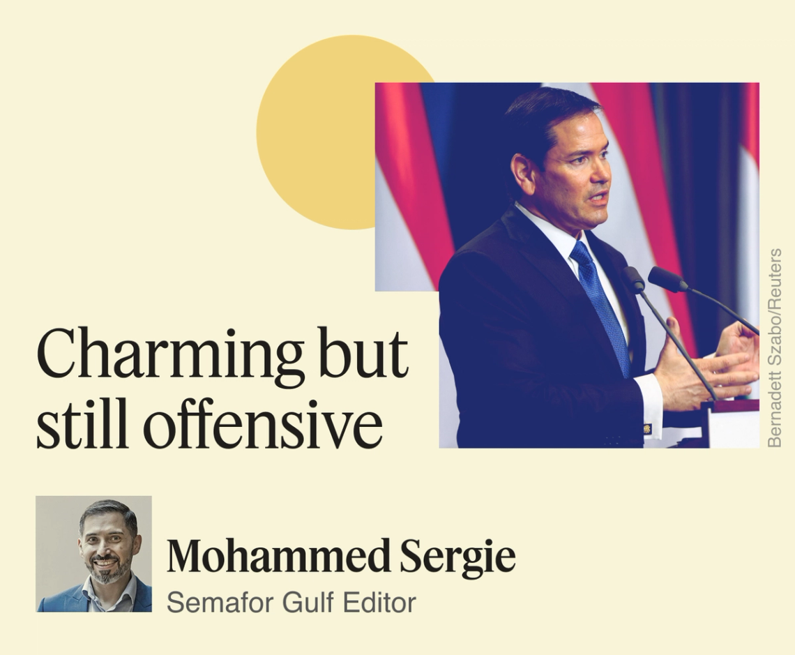 Charming but still offensive.