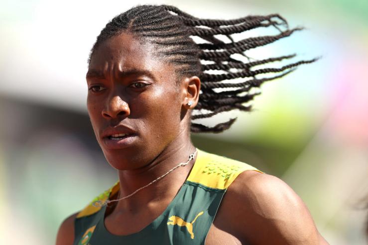 Headshot of Caster Semenya running.