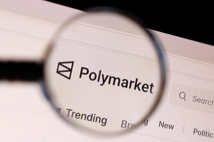 An illustration showing Polymarket.