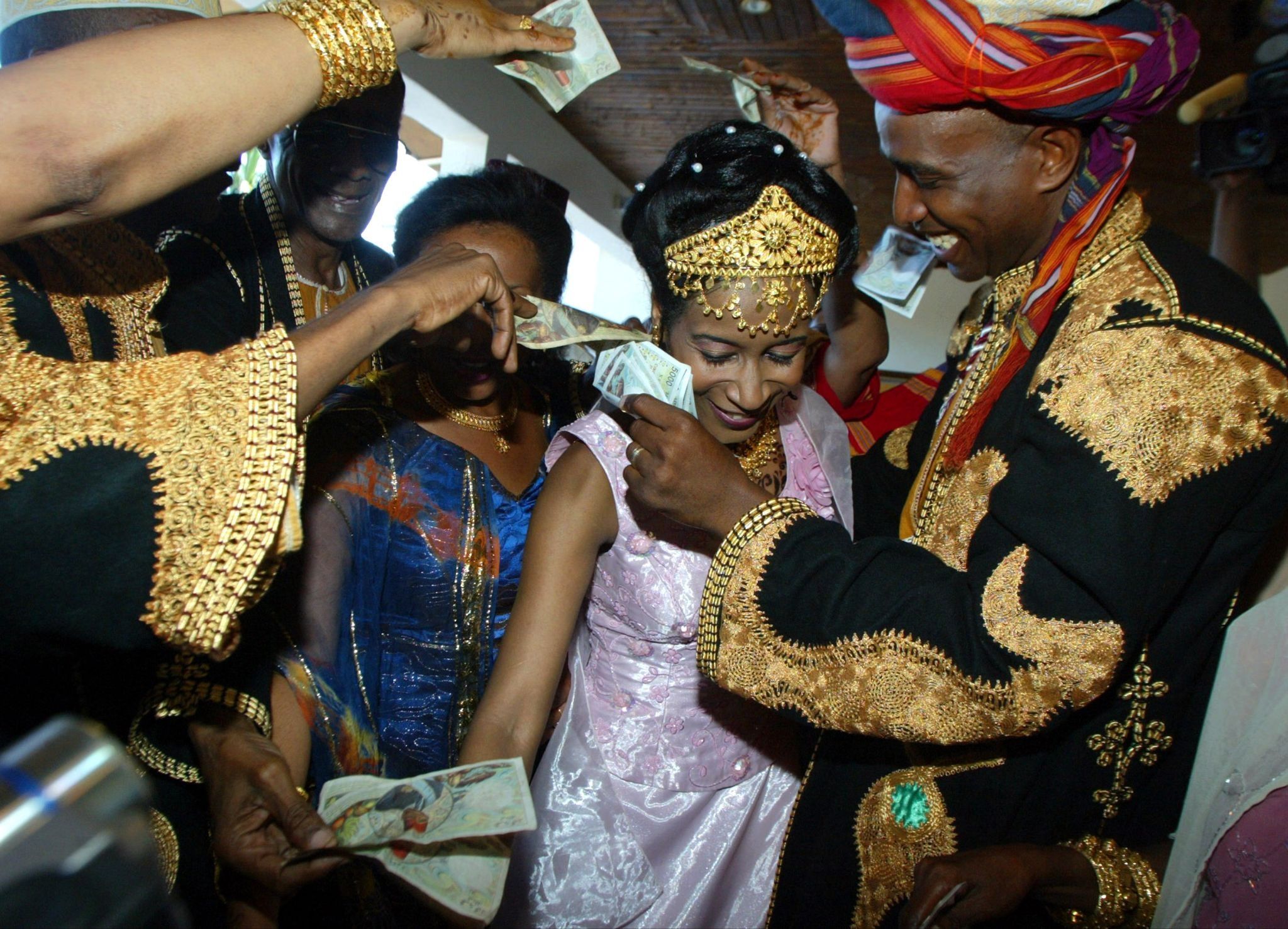 A wedding ceremony in Comoros.