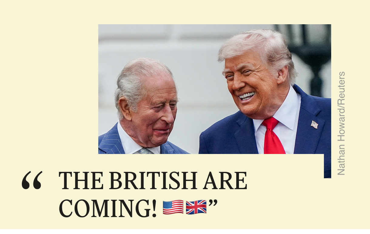 “THE BRITISH ARE COMING”