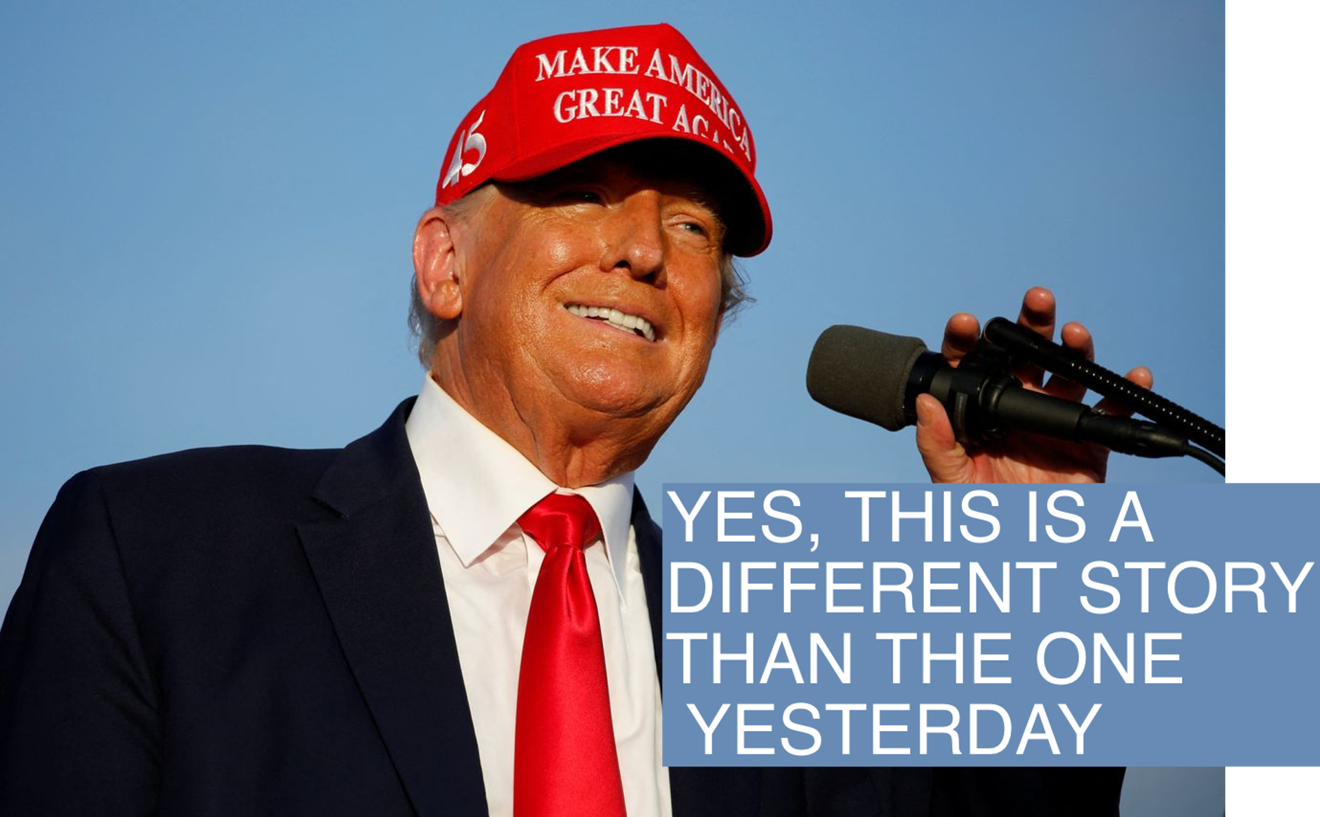 Former U.S. President Donald Trump speaks during a rally ahead of the midterm elections, in Miami, Florida, U.S., November 6, 2022.