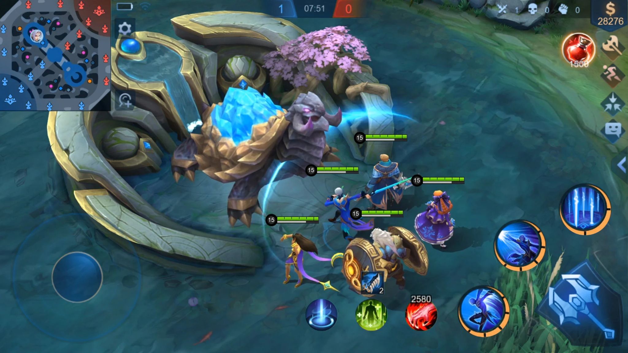 A screenshot of Mobile Legends: Bang Bang.