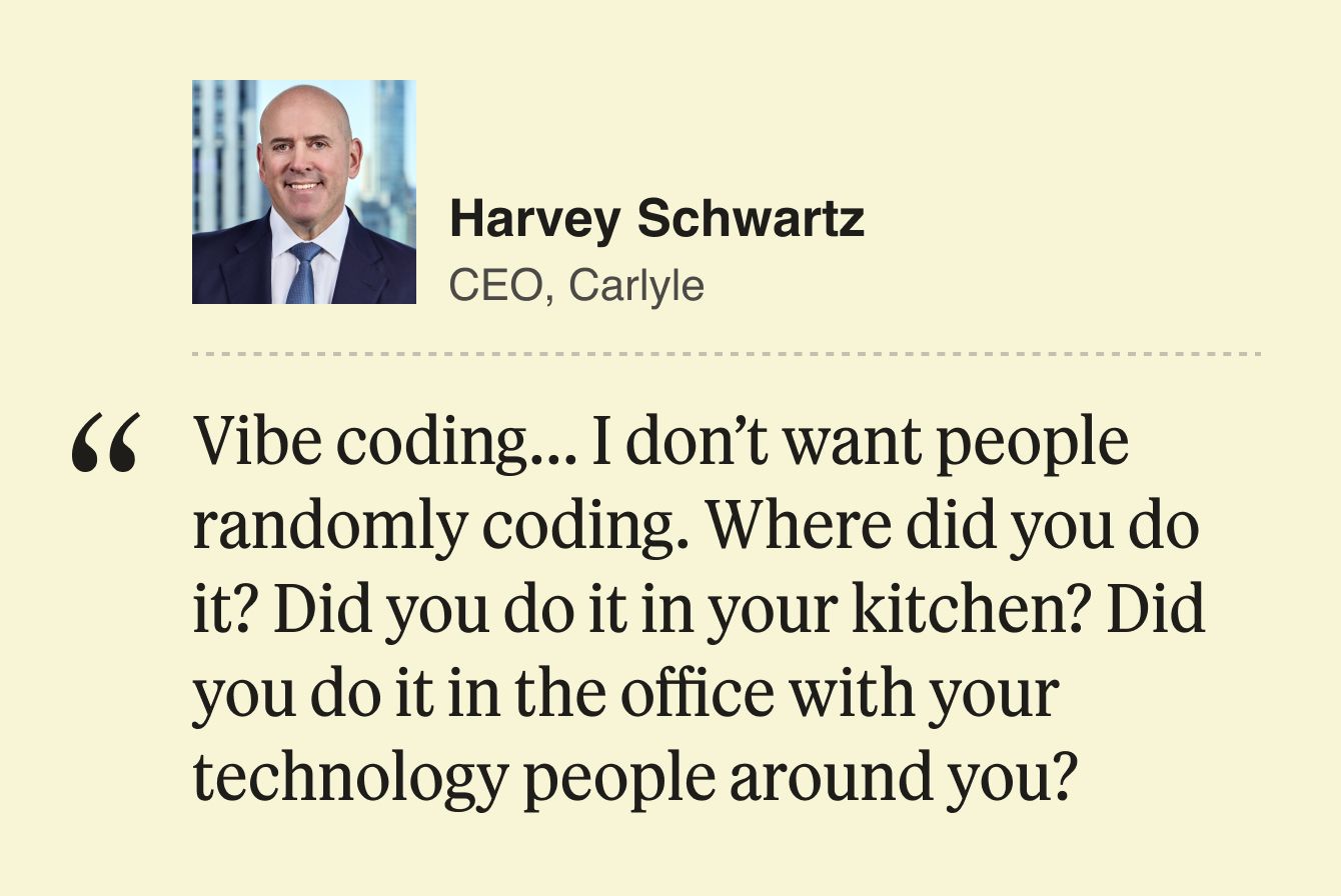 Harvey Schwartz quote.