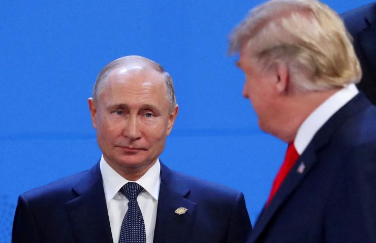 US President Donald Trump and Russia’s President Vladimir Putin