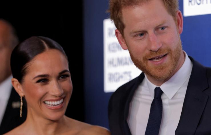 Britain’s Prince Harry, Duke of Sussex and Meghan, Duchess of Sussex attend the 2022 Robert F. Kennedy Human Rights Ripple of Hope Award Gala in New York City, U.S., December 6, 2022.