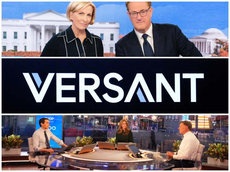 Versant logo and ‘Morning Joe’ and ‘Squawk Box’ sets