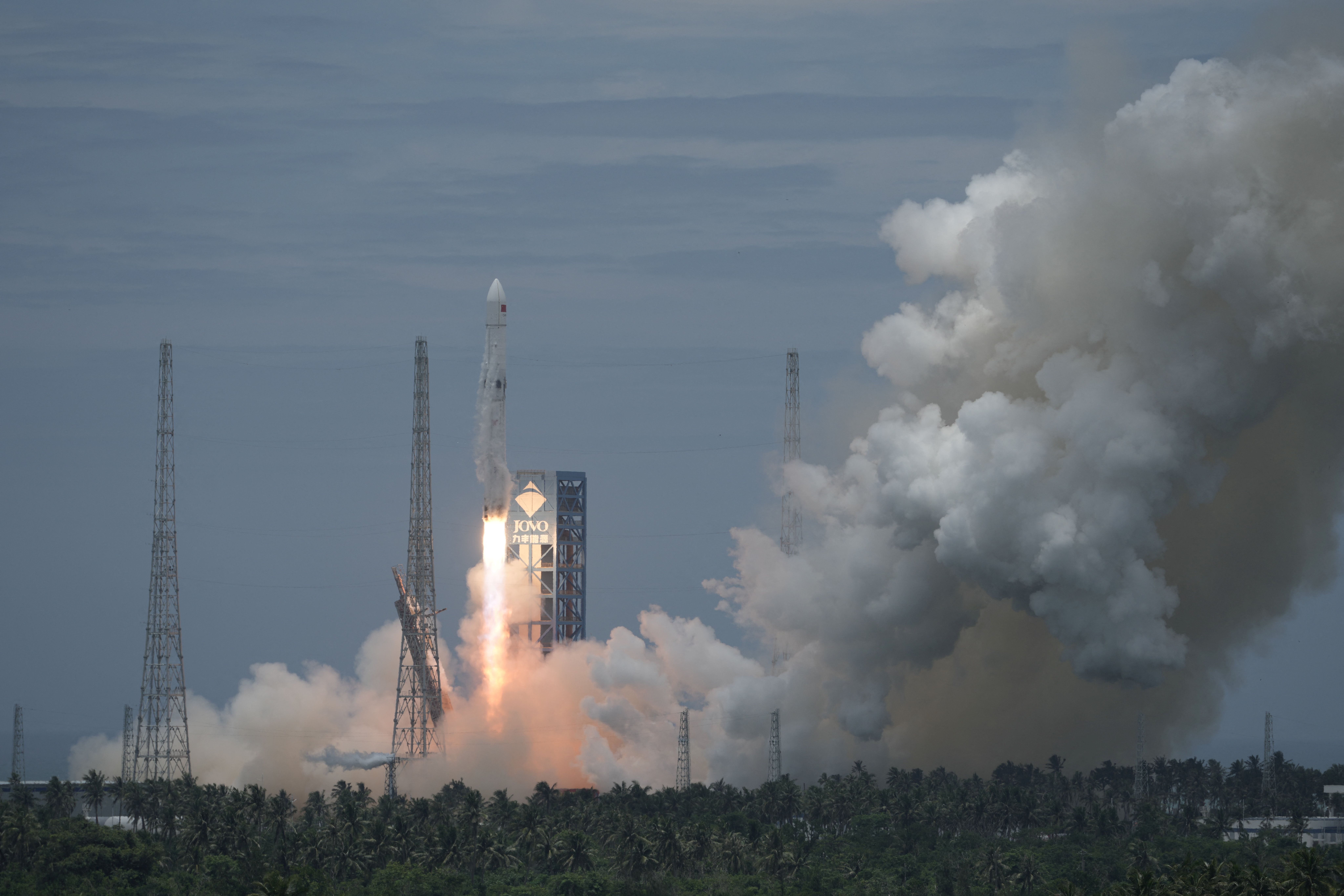The Long March rocket. 