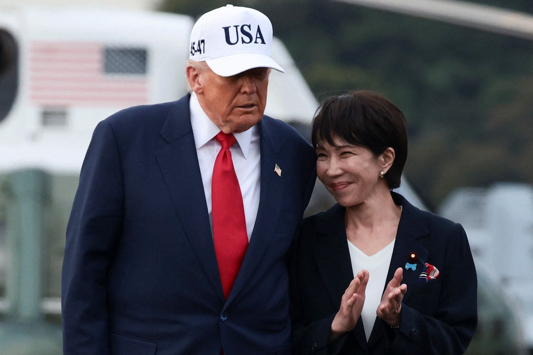 Donald Trump and Sanae Takaichi
