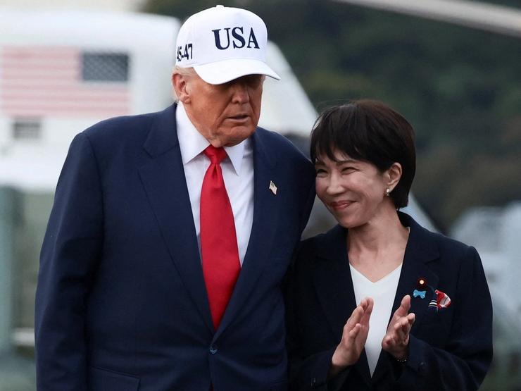 Donald Trump and Sanae Takaichi