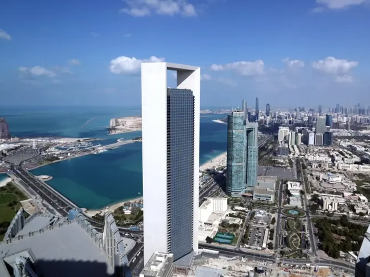 A view of Abu Dhabi.