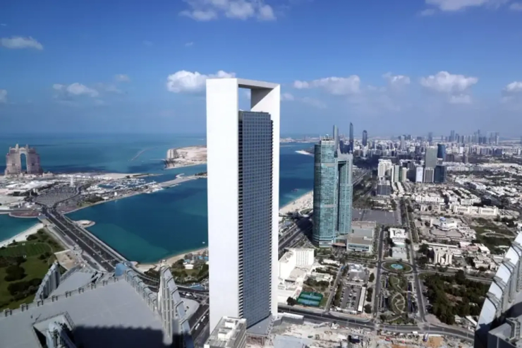 A view of Abu Dhabi.