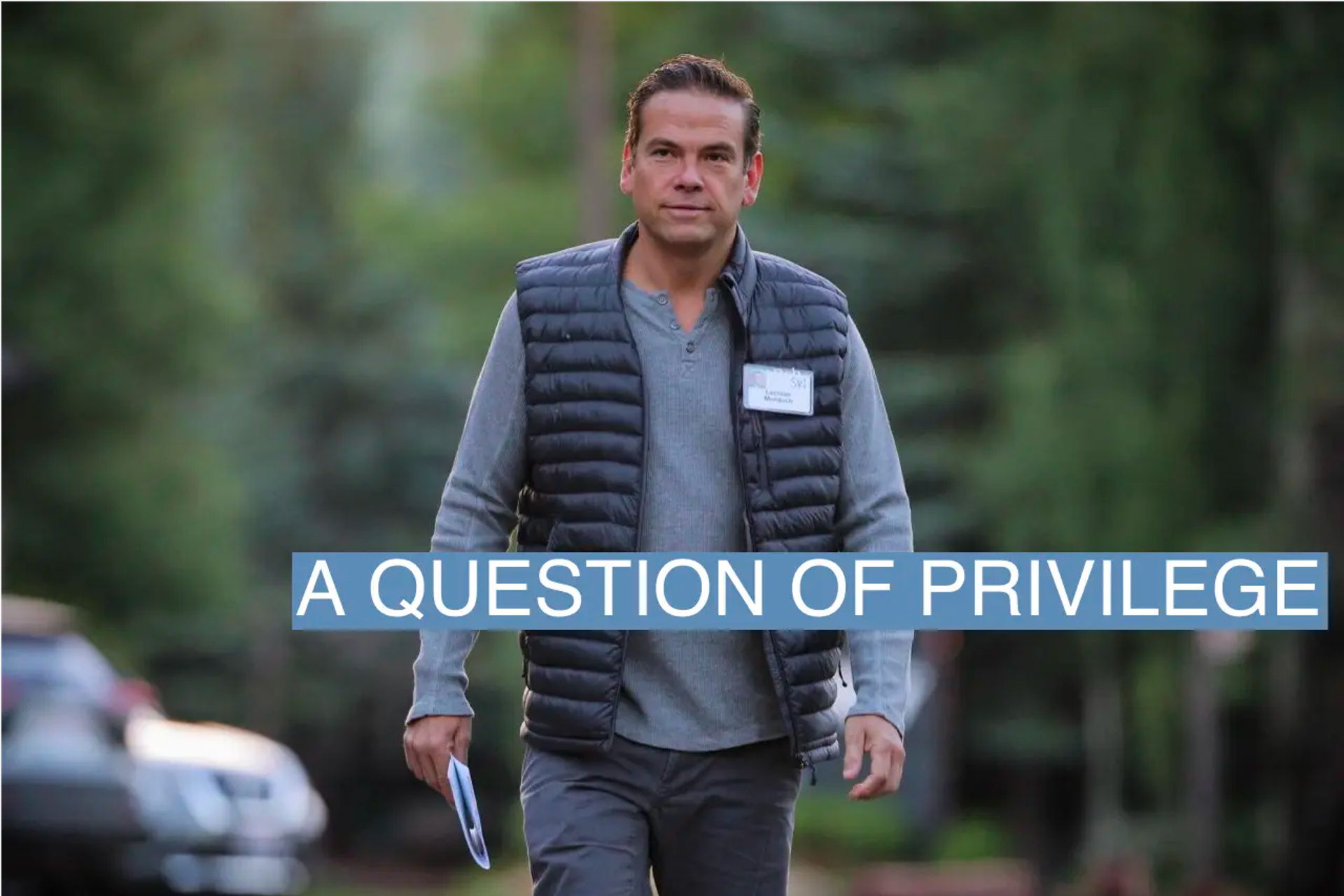 Lachlan Murdoch, co-chairman and chief executive officer of Fox Corp., attends the annual Allen and Co. Sun Valley media conference in Sun Valley, Idaho, U.S., July 11, 2019