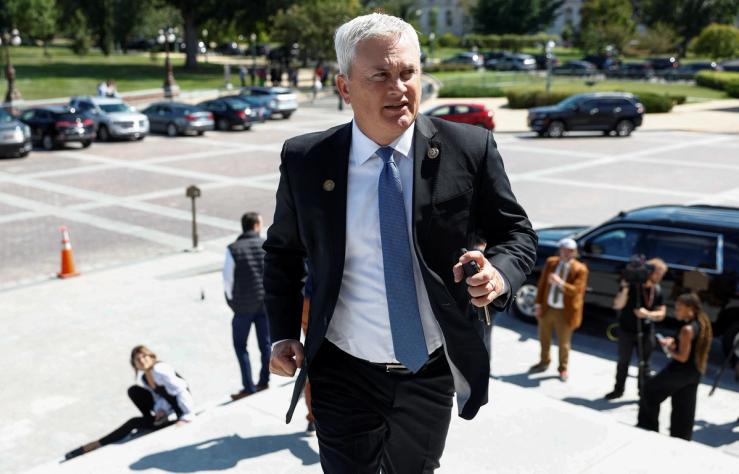 U.S. Representative James Comer, appointed by House Speaker Kevin McCarthy (R-CA) to lead the Republican impeachment inquiry.