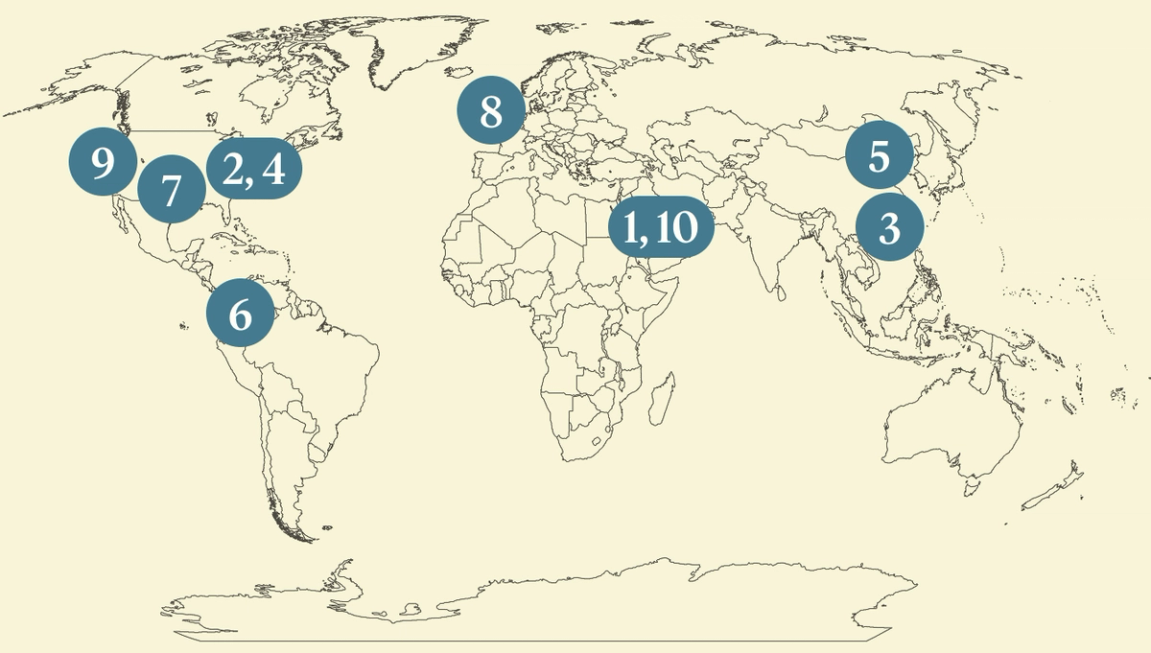 Semafor World Today map graphic