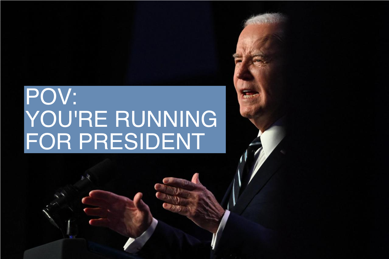 President Joe Biden speaks during the National Association of Counties Legislative Conference in Washington, D.C., on Feb. 12, 2024.