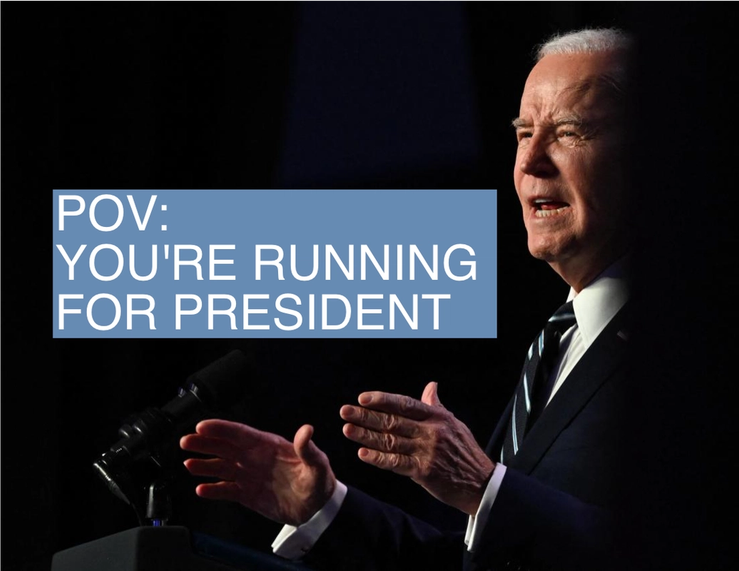 President Joe Biden speaks during the National Association of Counties Legislative Conference in Washington, D.C., on Feb. 12, 2024.