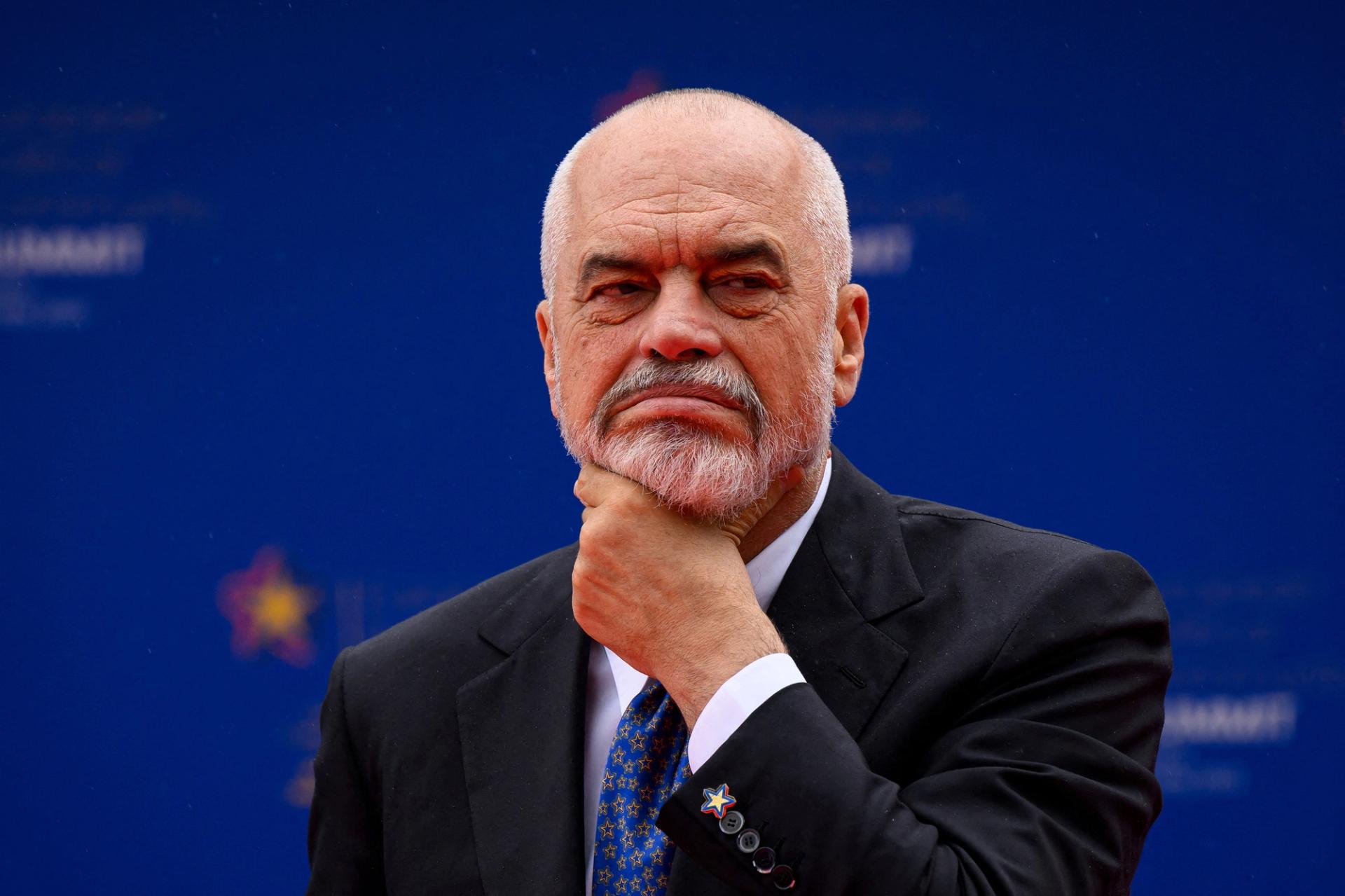 Albania’s prime minister Edi Rama.