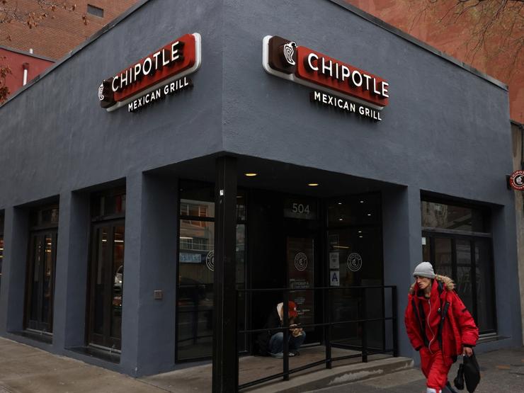A Chipotle store.