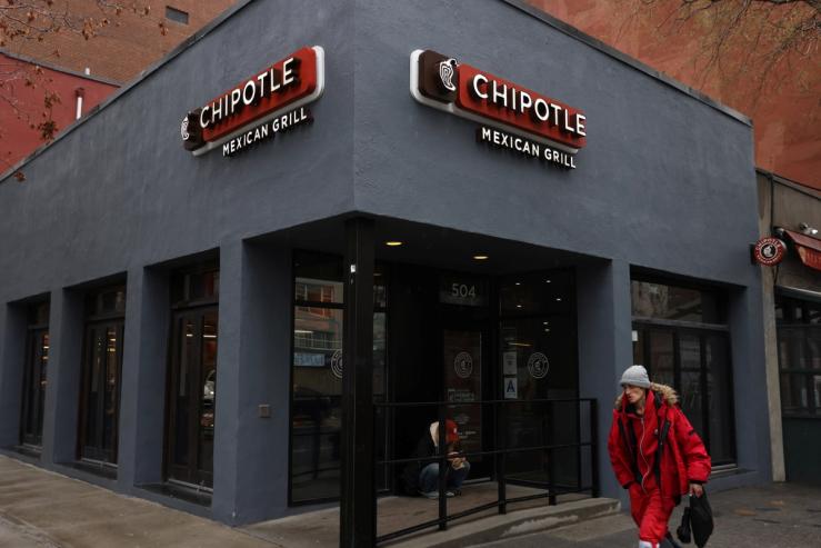 A Chipotle store.
