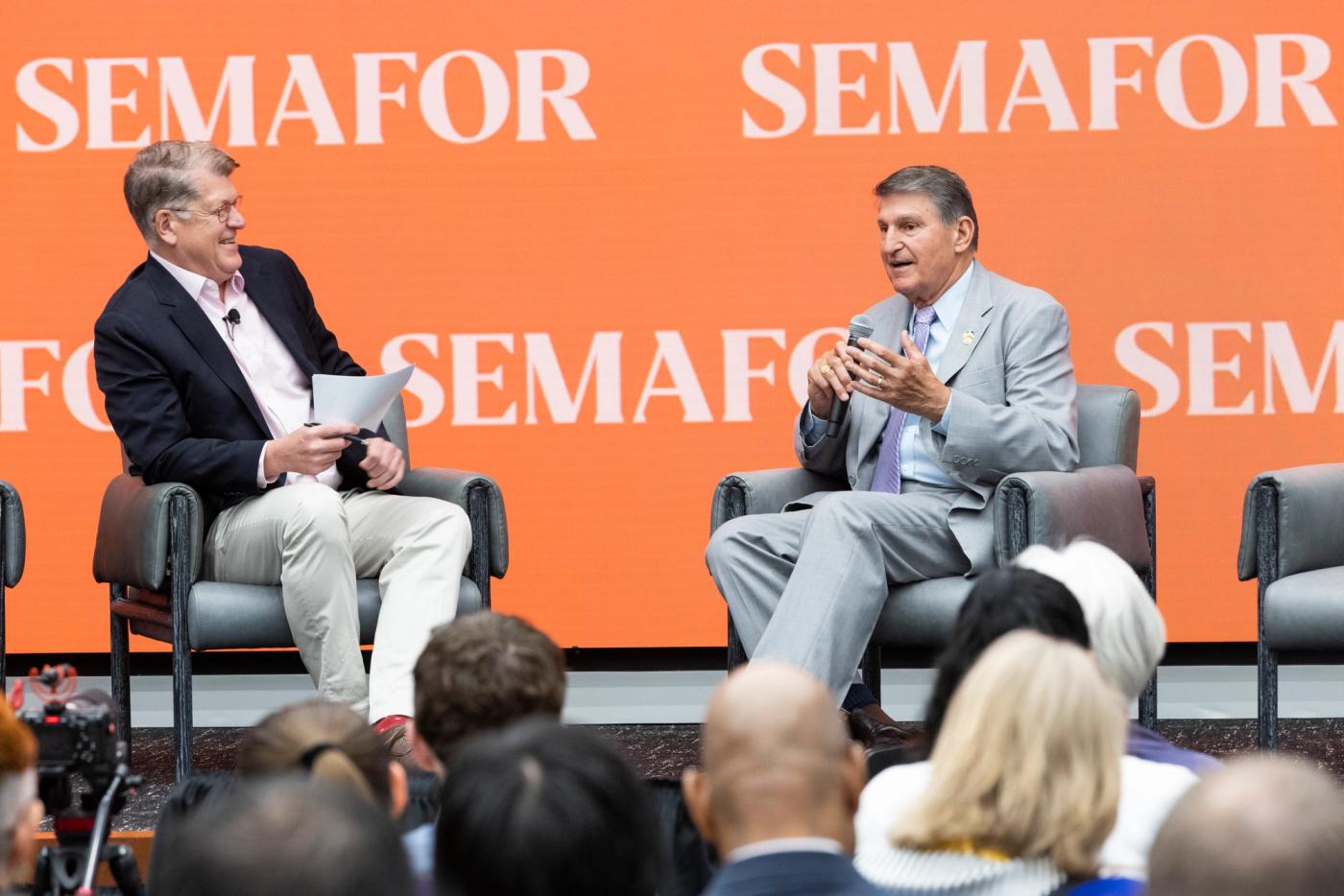 Sen. Joe Manchin speaks to Semafor's Steve Clemons 