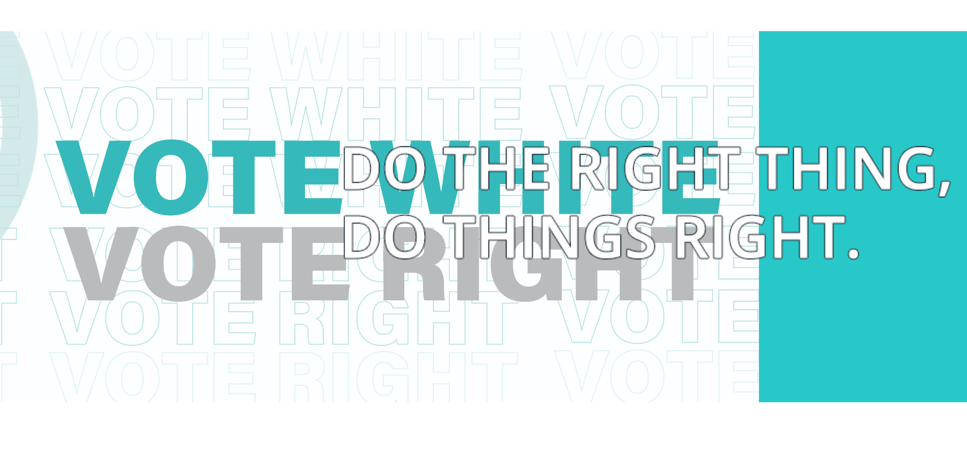 A screenshot from a web archive of the English version of the Taiwan People’s Party website, with the slogan “Vote White, Vote Right”