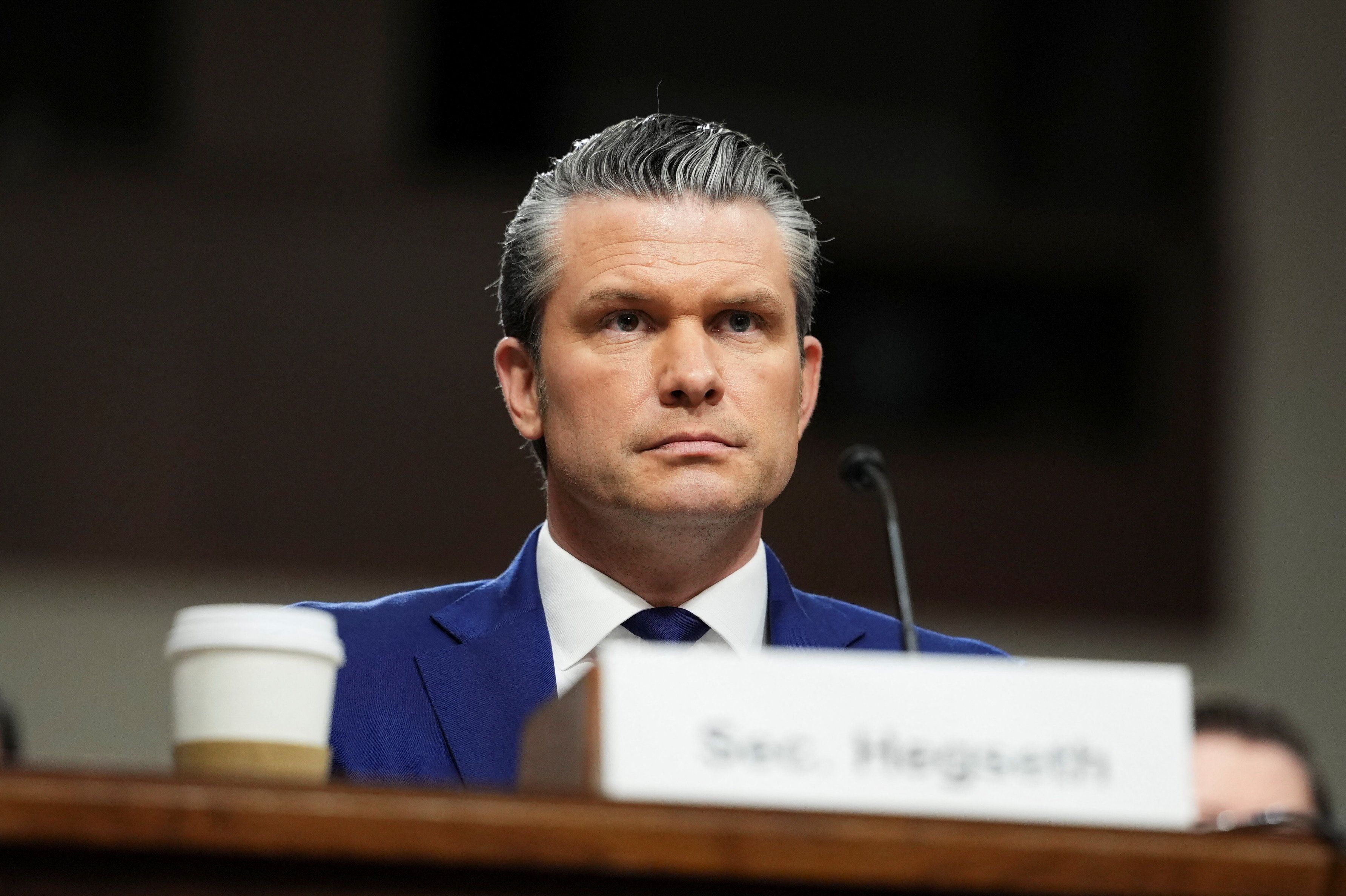 Defense Secretary Pete Hegseth 