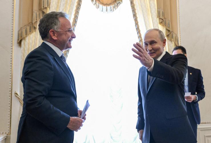 US special envoy Steve Witkoff and Russian President Vladimir Putin